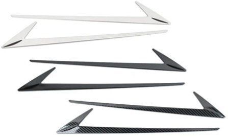 レクサスCT200h用ヘッドライトアイライントリム2PCSセット アイラインガーニッシュ エクステリア カスタムパーツ 簡単取り付け 全3色