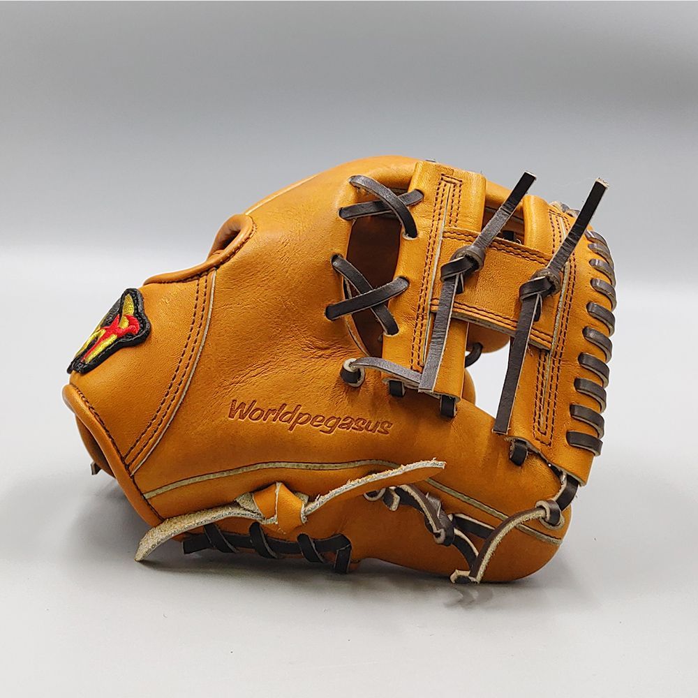 全紐交換済み】 ワールドペガサス 硬式 トレーニング用グローブ