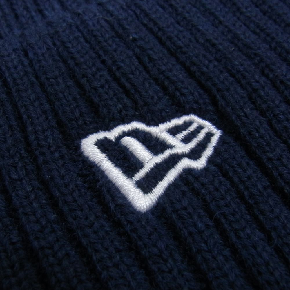 fragment × NEWERA ニットキャップ(ネイビー，新品) フラグメント