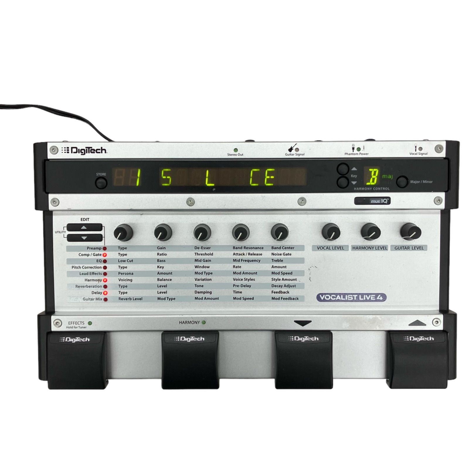 Degitech VOCALIST LIVE4 ボーカル用エフェクター Degitech VOCALIST LIVE4 ボーカル用エフェクター（Digitech