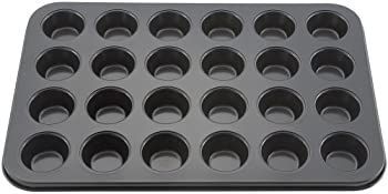 Winco AMF-24MNS 24-Cup Non-stick Mini-Muffin and Mini-Cupcake Pan Tin Plated by Winco