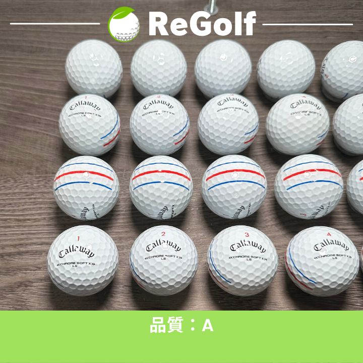 美品キャロウェイ CHROME SOFT トリプルトラック ロストボール24球 36