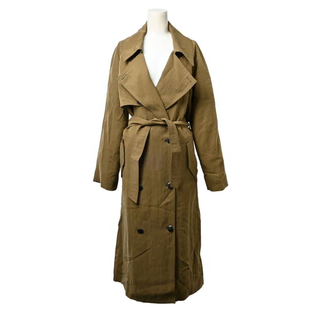 PALTO NINA レーヨン混 トレンチ コート