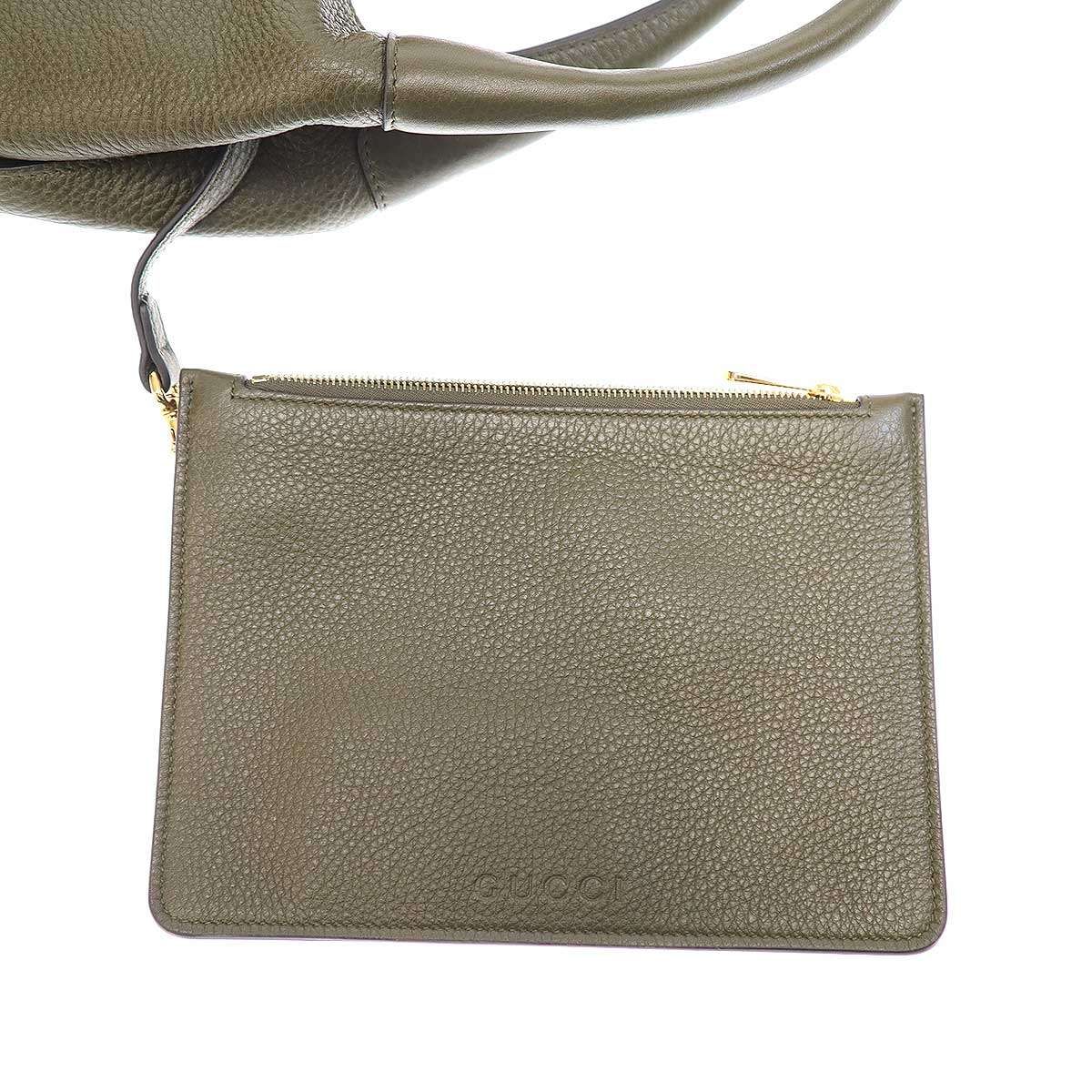 GUCCI グッチ 2025 ソフトビット マキシ ショルダーバッグ フォレスト 