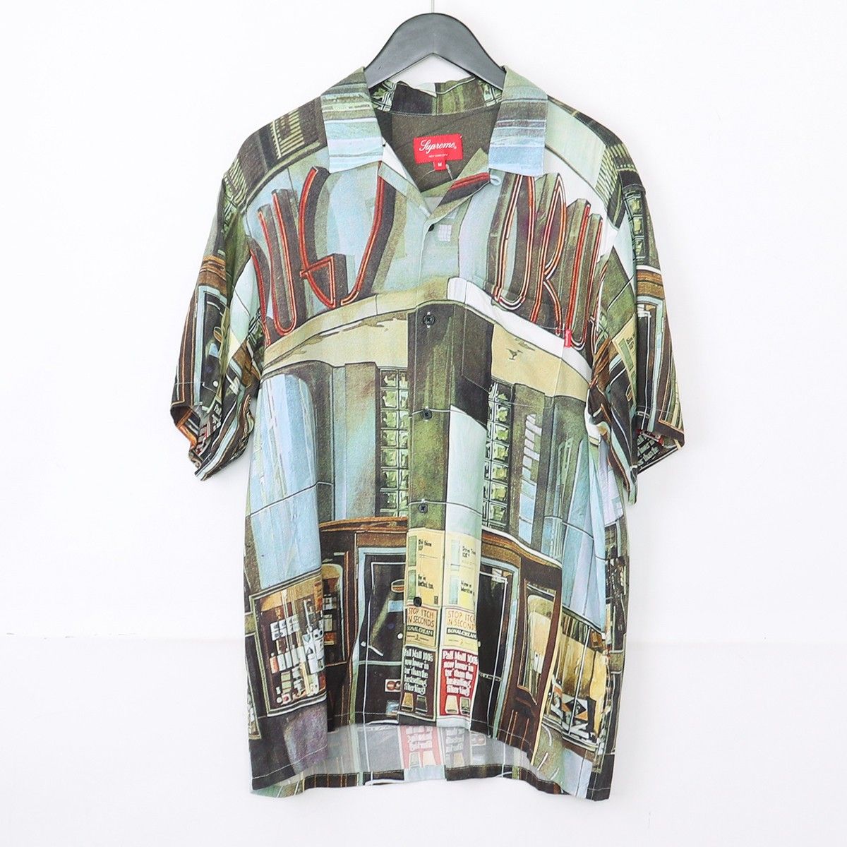 SUPREME Drugs Rayon Shirt Mサイズ