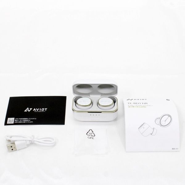 ★新品★AVIOT　TE-BD11tR　ホワイト　完全ワイヤレスイヤフォン AVIOT アビオット 完全ワイヤレスイヤホン TE-BD11tR ポーラー