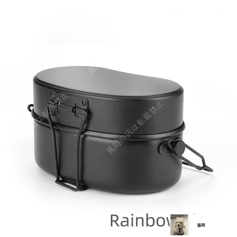 【激レア‼️新品未使用✨】戦闘飯盒2型 新品未使用】戦闘飯盒2型 兵式飯盒2型 水蒸気炊飯2合飯盒 林間