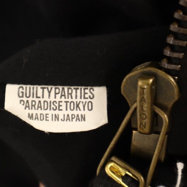 ワコマリア GUILTY PARTIES 16SS バックプリント モッズ コート L 黒 