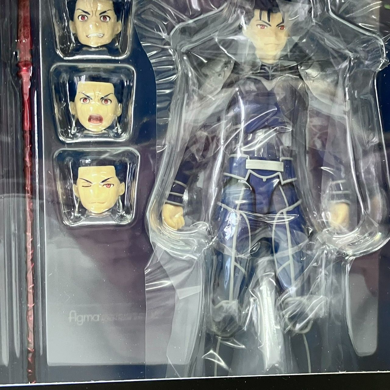 figma ランサー　クーフーリン　箱無し 投げボルグも再現可能。「Fate」から動く兄貴のフィギュア