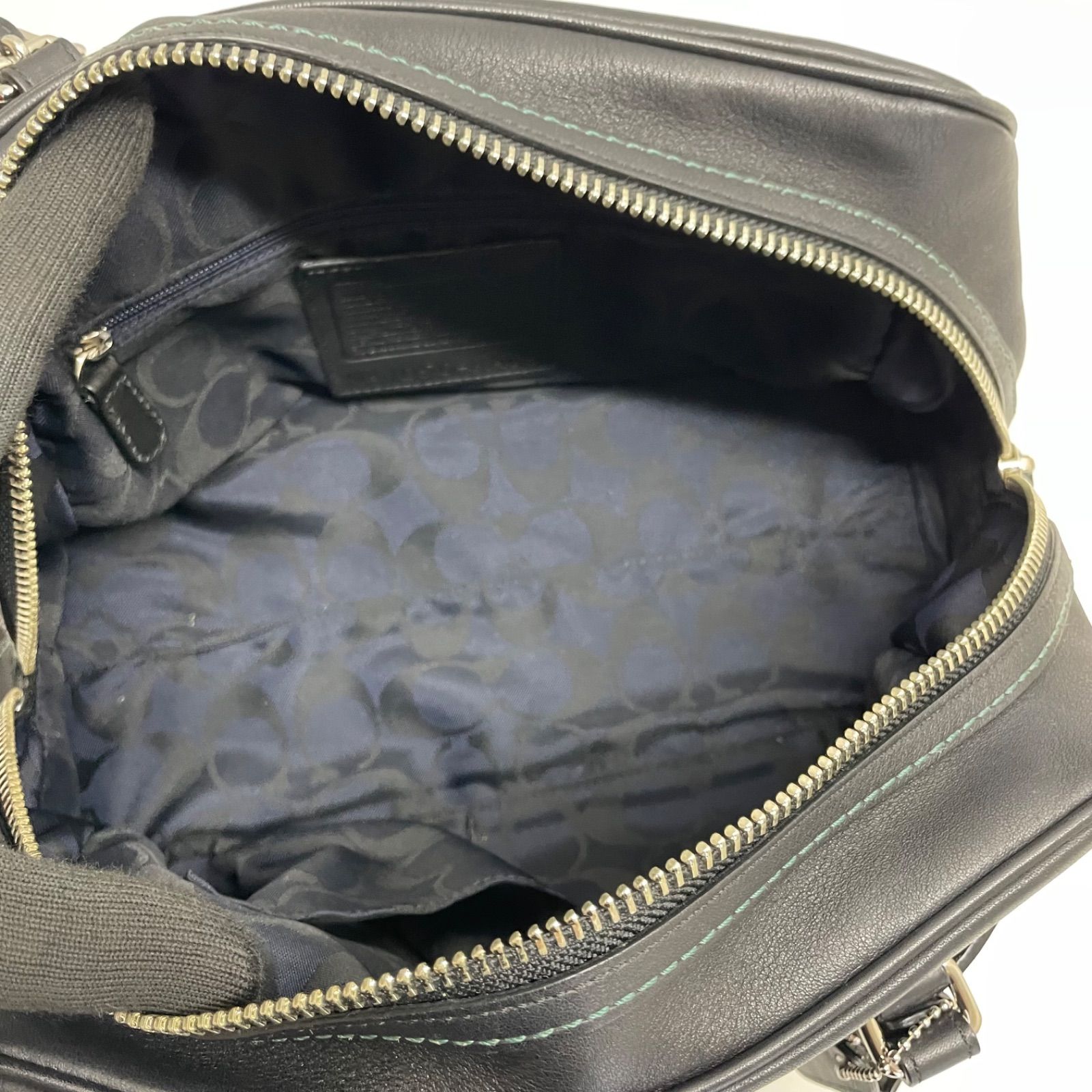 coach ハンドバッグ 黒 ブラック J050-8A69 レザー 袋付き