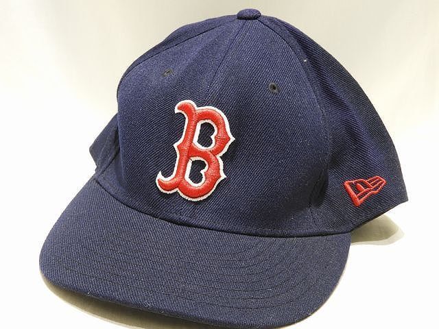 NEWERA 59FIFTY☆50 レッドソックス キャップ 帽子 ◇ ネイビー
