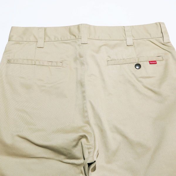 美品 SUPREME シュプリーム WORK PANT ワーク パンツ カーキ
