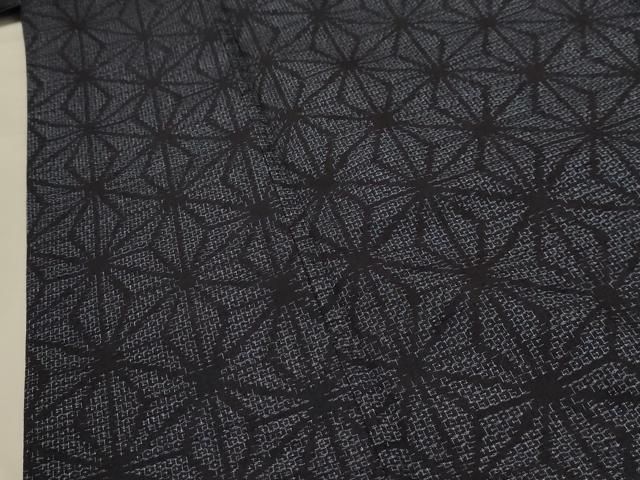 平和屋着物○結城紬 80亀甲 唐草文 正絹 逸品 CAAW7251yc