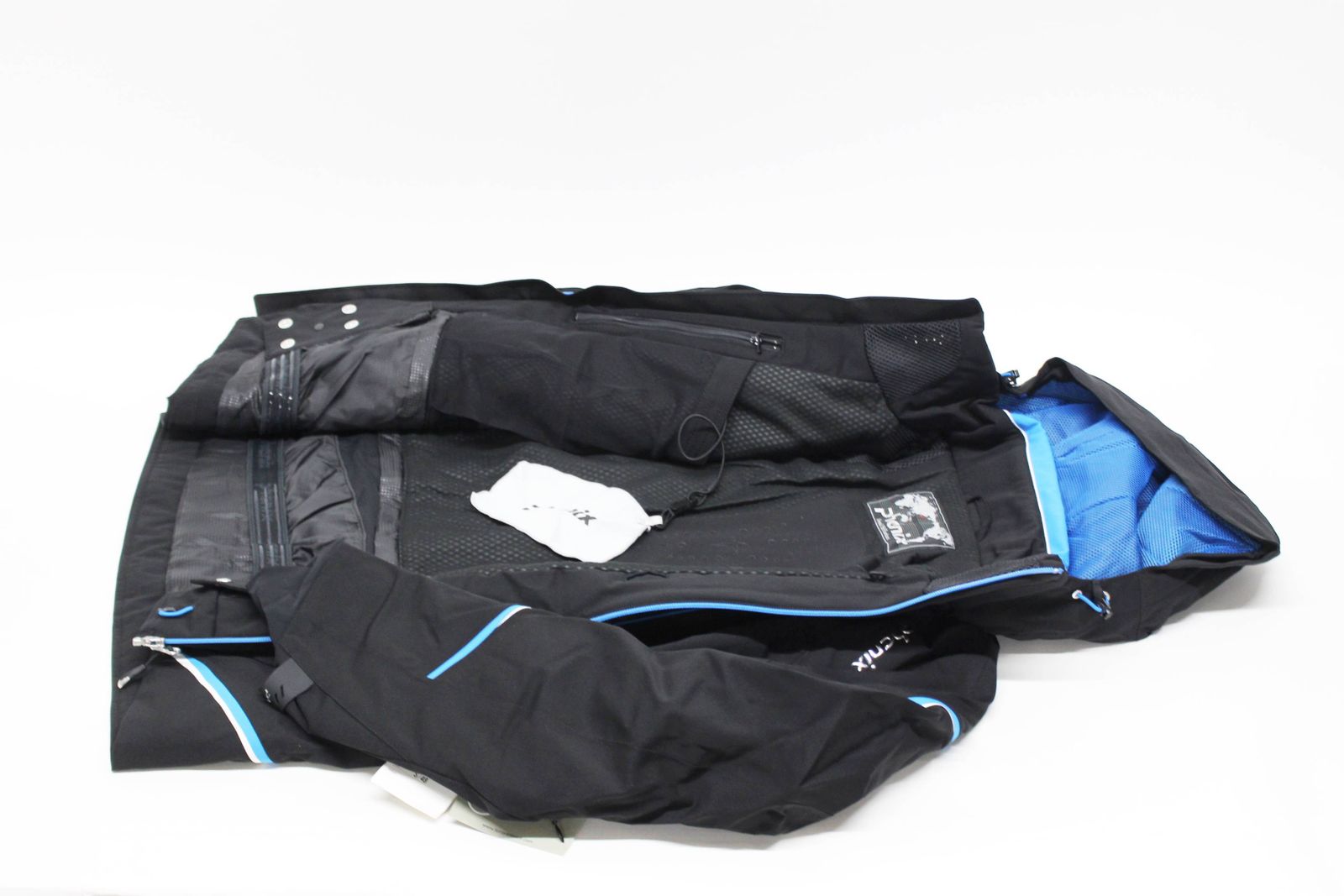 Phenix メンズ スキージャケット&パンツ 上下 ブラック×ブルー S/48 