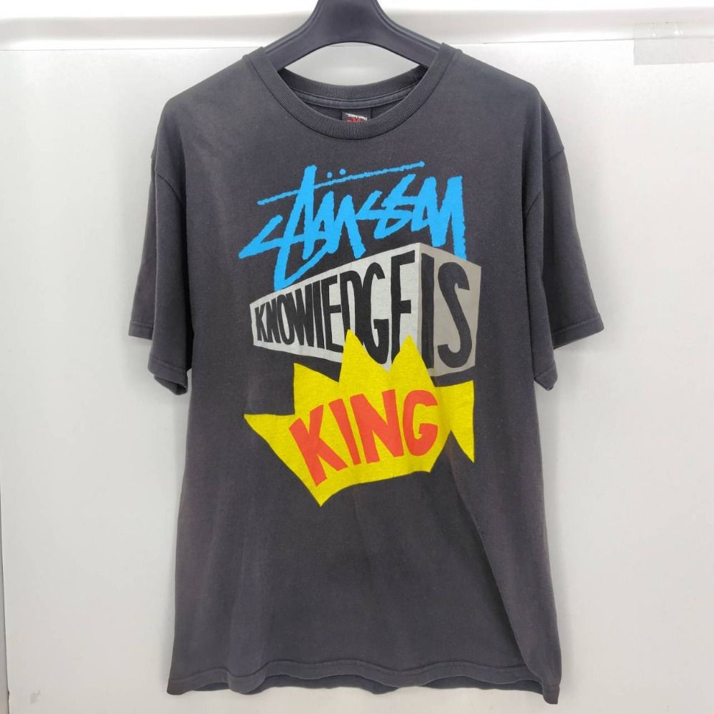 05w12856 ステューシー STUSSY 半袖Tシャツ ブラック サイズM