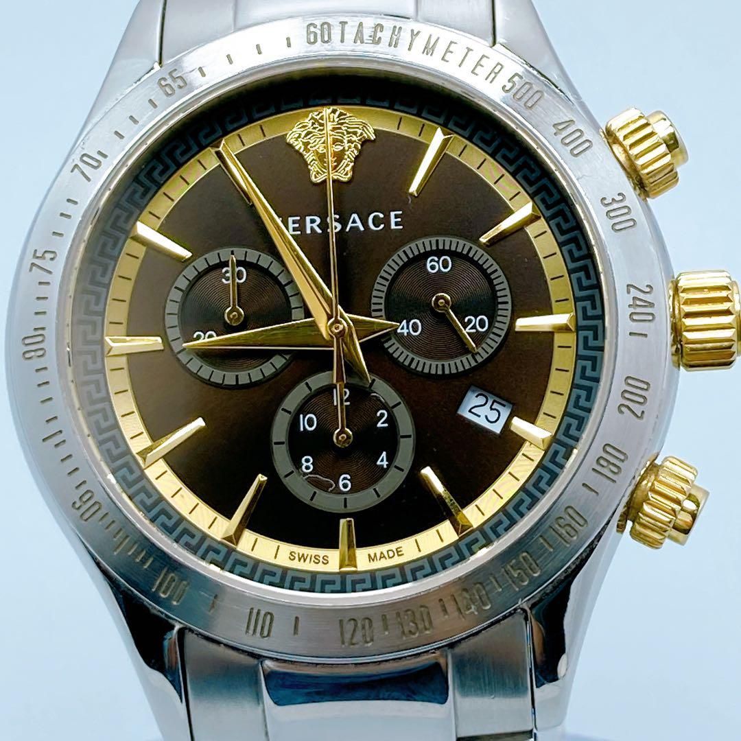 471 ヴェルサーチ VEV700419 クロノグラフ スモセコ 腕時計