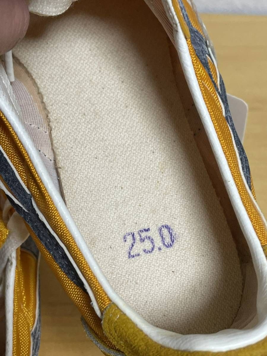 41 未使用品 60s 70s Onitsuka Tiger オニツカタイガー マラソンシューズ マラップ ナイロン DX イエロー スニーカー  25cm デッド - メルカリ