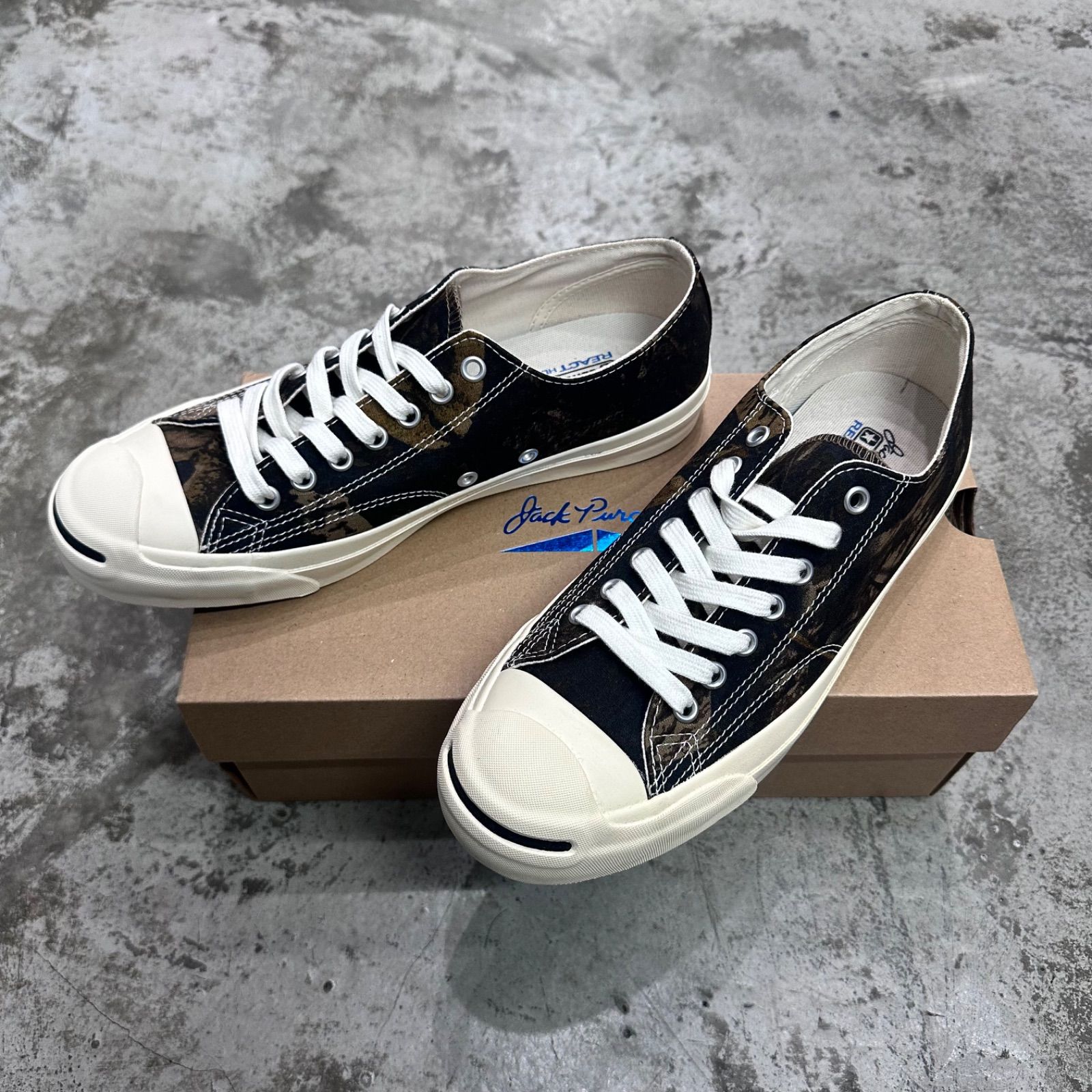 未使用品 CONVERSE Jack Purcel タイガーカモ ジャックパーセル 