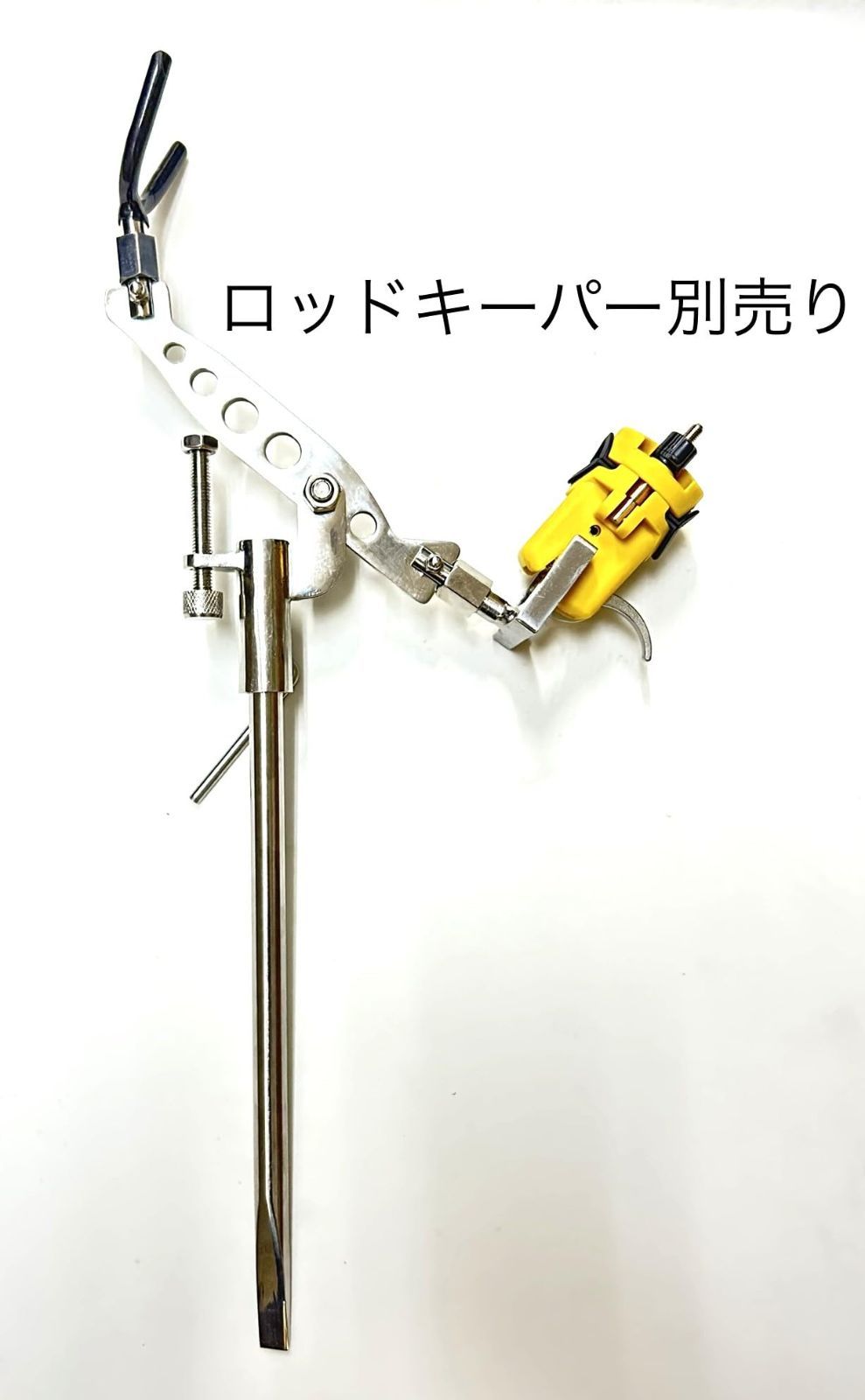 FKS)ステンレス製竿受け(13φ)・ピトン棒13φ(ハーケン式orネジ式)セット 