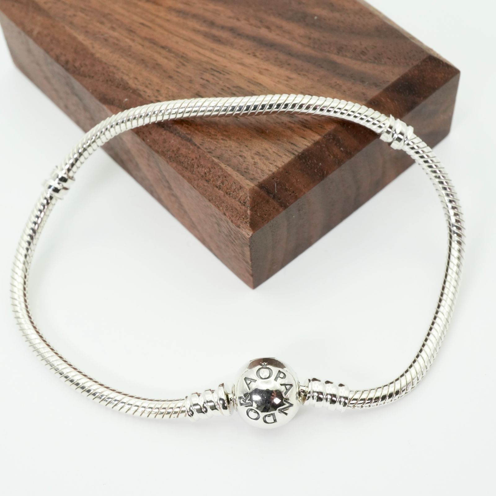 PANDORA シルバーブレスレット スネークチェーン 18cm Moments スネーク チェーン ブレスレット （シルバー