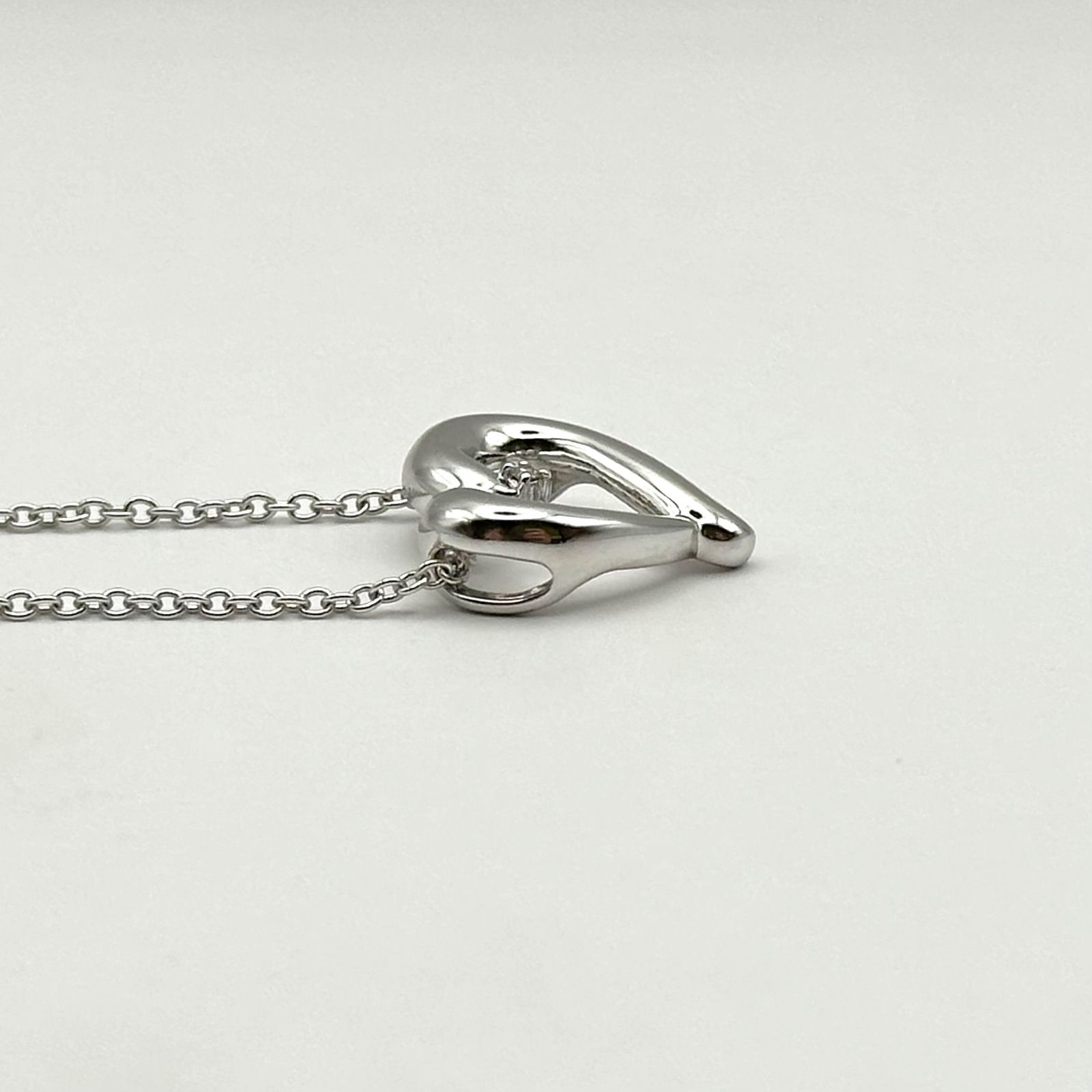 美品】Tasaki タサキ 田崎真珠 ネックレス ハート ダイヤモンド0.01ct 