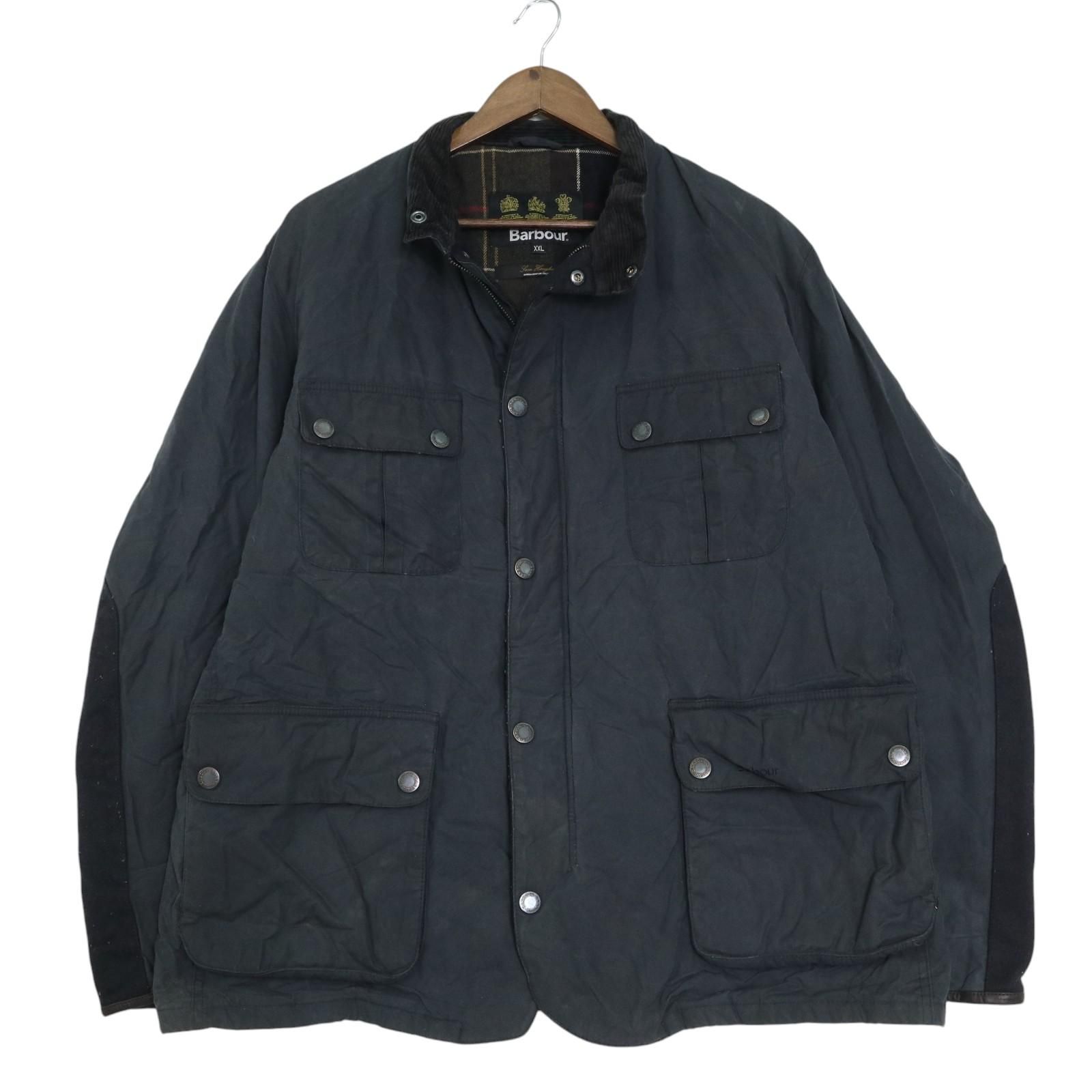 00年代 Barbour バブアー SPYNIE JACKET オイルドジャケット 大きい 