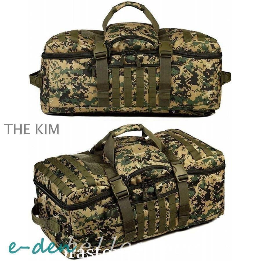 バックパック旅行バッグ登山リュックリュック60L大容量3WAY迷彩多ポケットミリタリーリュックサックアウトドア大型旅行バッグ
