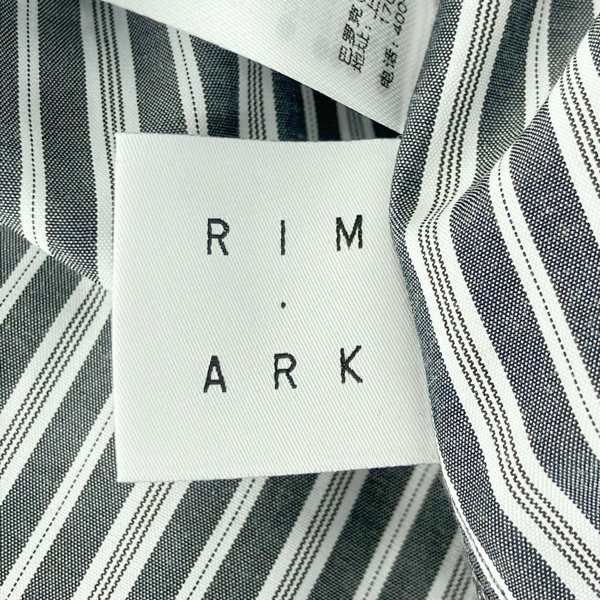 RIM.ARK リムアーク 25SS Back volume stripe SH バックボリューム