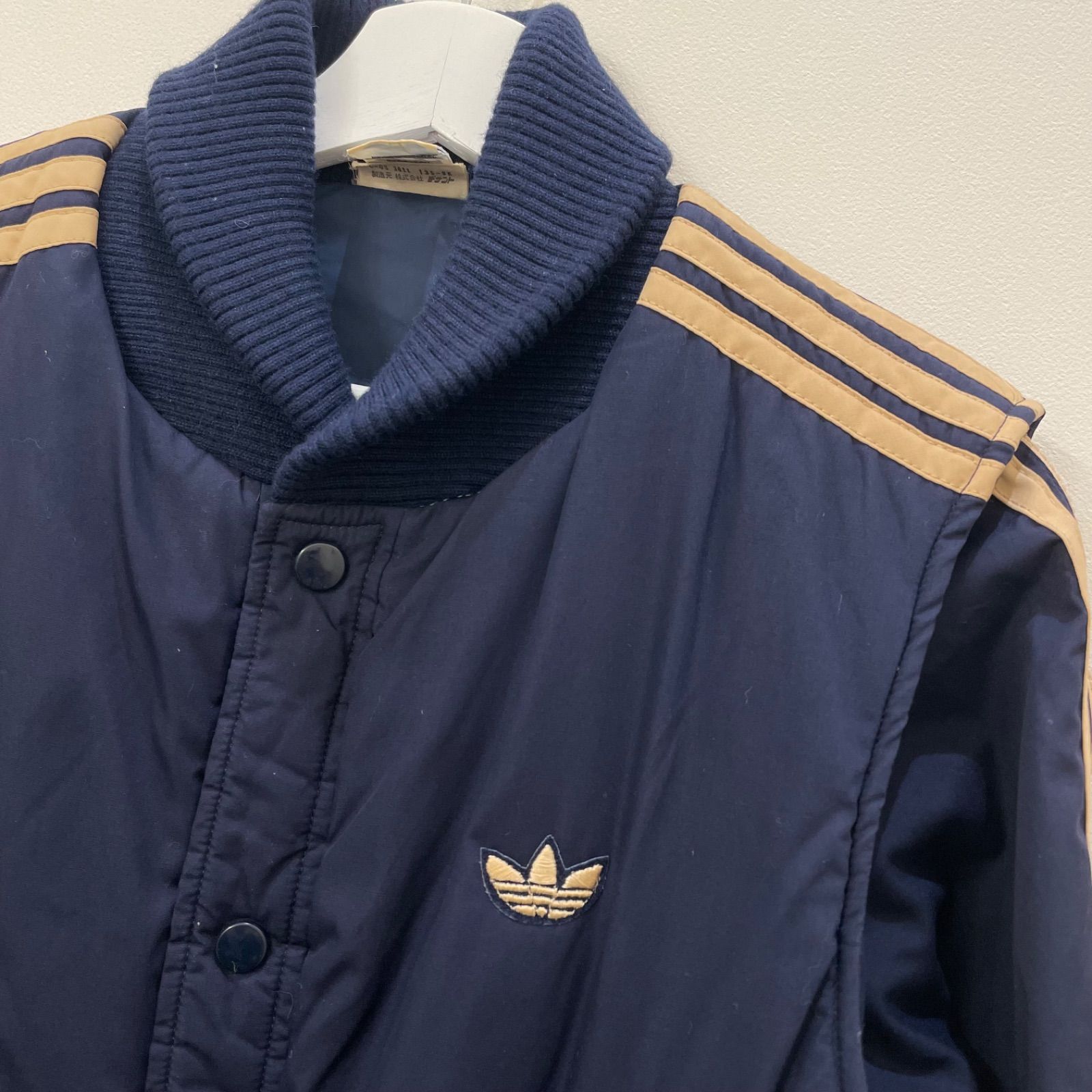 【Ek】希少80sデサント製adidas中綿ジャケット マルチカラー 総柄 90s Vintage adidas デサント 中綿 アノラック パーカー 総柄 M