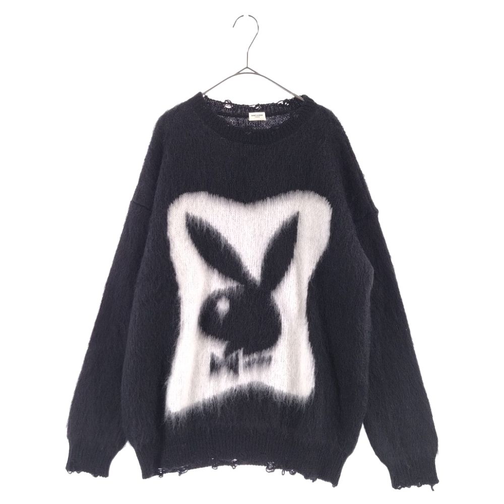 SAINT LAURENT PARIS (サンローランパリ) 22AW MOHAIR PLAYBOY Knit ...