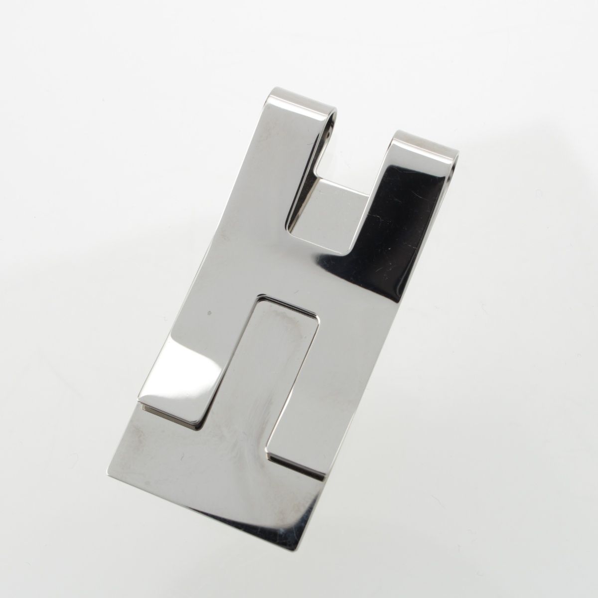 エルメス Hロゴ 札ばさみ マネークリップ シルバー【中古 エルメス Hロゴ 札ばさみ マネークリップ シルバー【中古