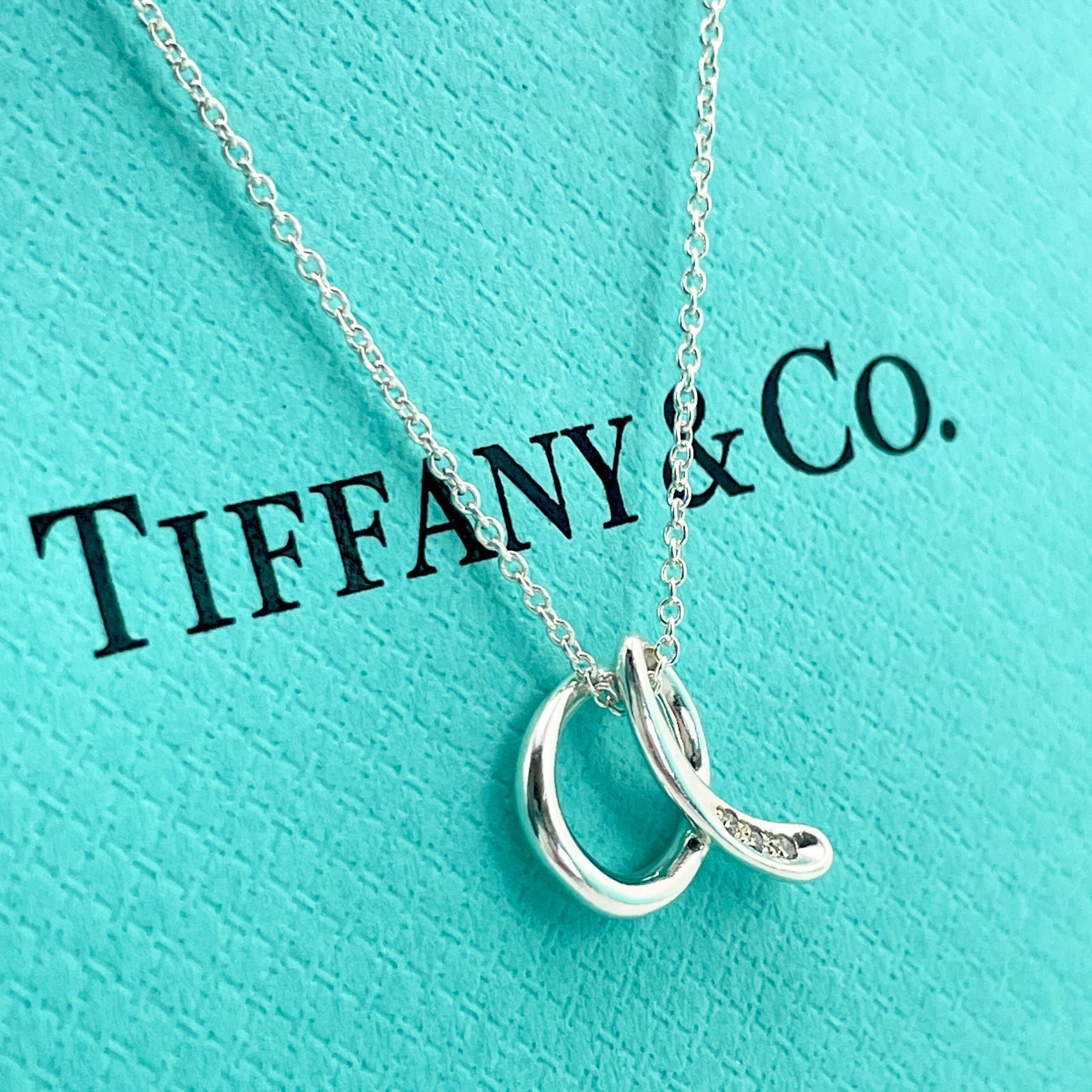 希少 ティファニー イニシャル a ダイヤ ネックレス シルバー Tiffany&Co - メルカリ