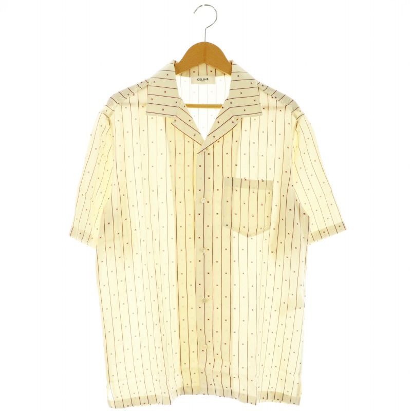 セリーヌ CELINE by Hedi Slimane ハワイアン シャツ 開襟 オープン