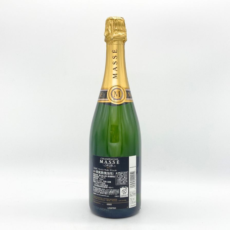 マッセ ブリュット 750ml 12.5% 未開栓 シャンパン - メルカリ