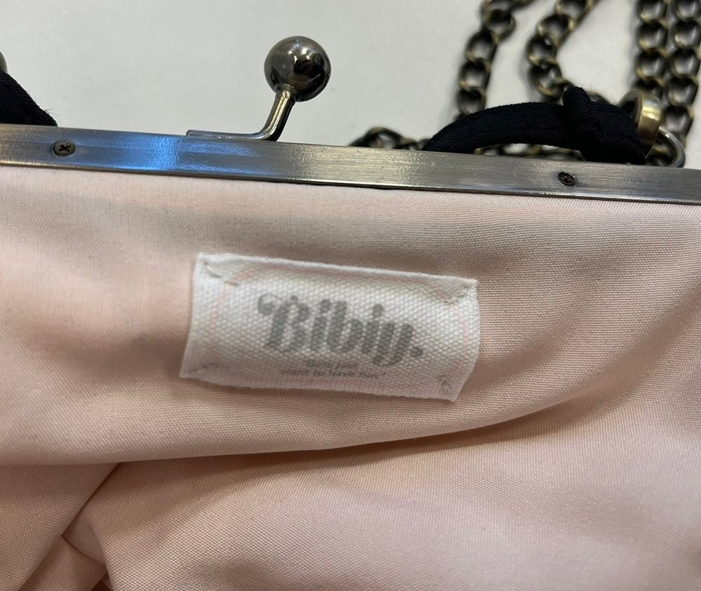 ビビィ Bibiy. ODETTE PARTY BAG がま口 キルティング ドット