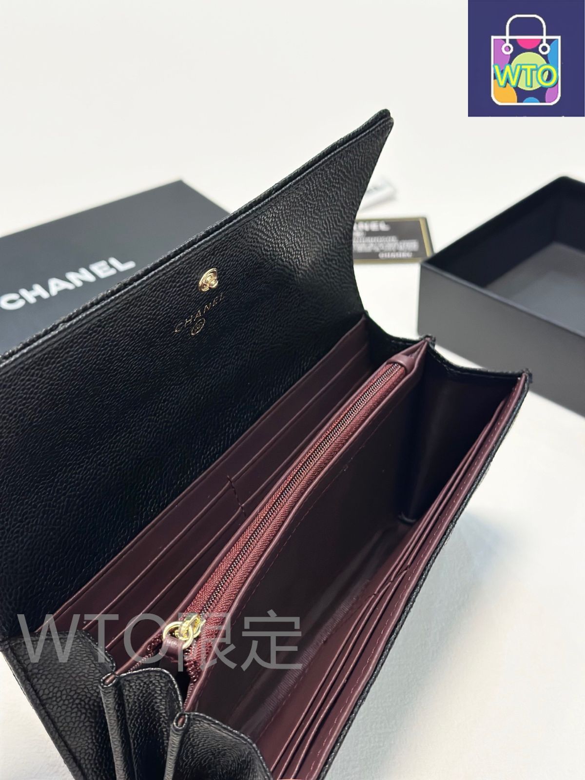 今日特価】Chanel シャネル クラシック二つ折りウォレット
