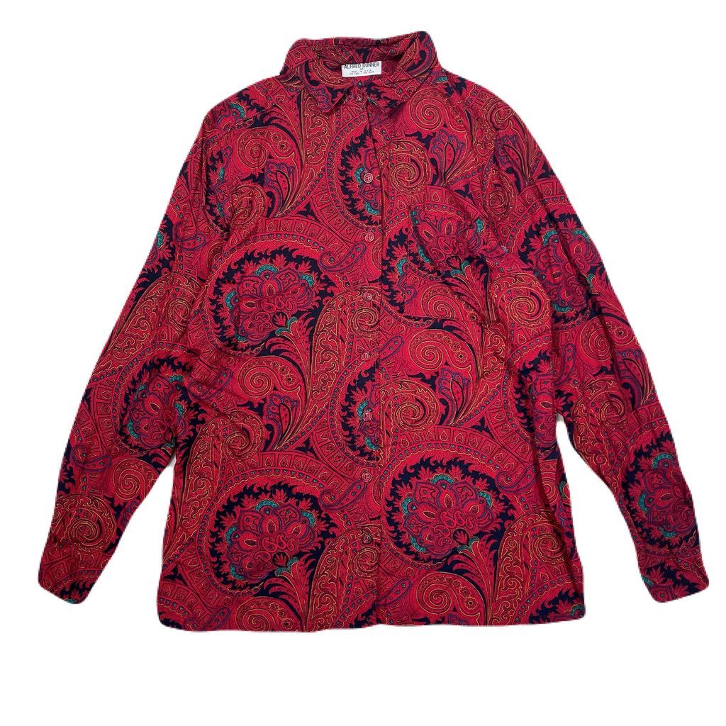 size12 Design shirt 24021024 デザインシャツ 長袖シャツ 柄シャツ