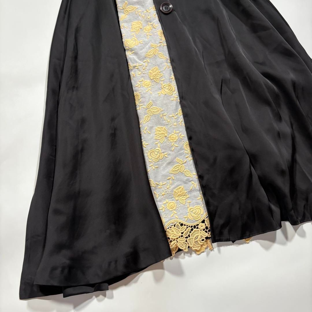 TOGA ARCHIVES トーガアーカイブ フラワー 刺繍 ドッキング スカート  