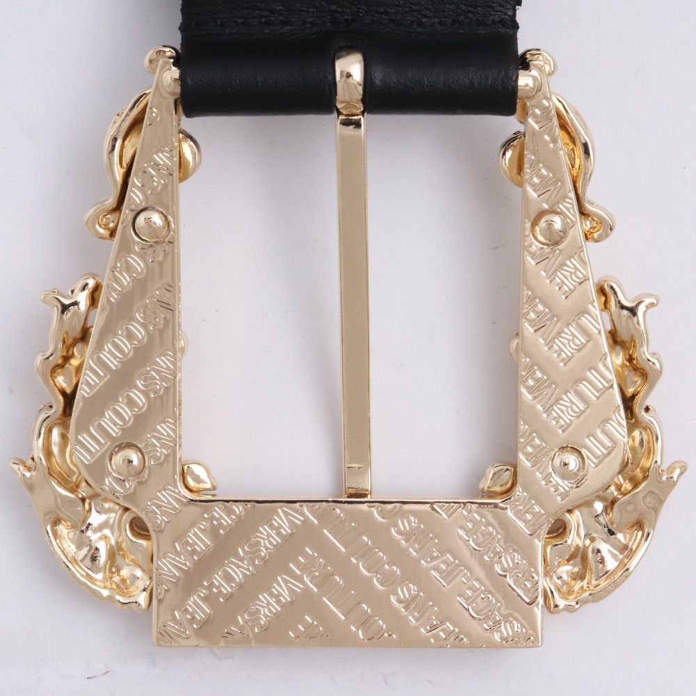 VERSACE JEANS COUTURE ロゴ バックル ブラック ベルト 71TkYjNxt1L._SY350_QL65_.jpg