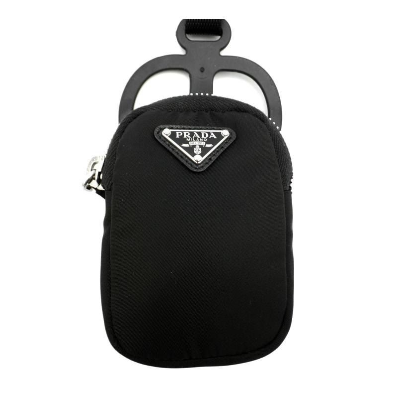 プラダ PRADA Re Nylon 1ZT016 リナイロン 三角プレート ロゴ テスート モバイル ケース ストラップ ポーチ 44376