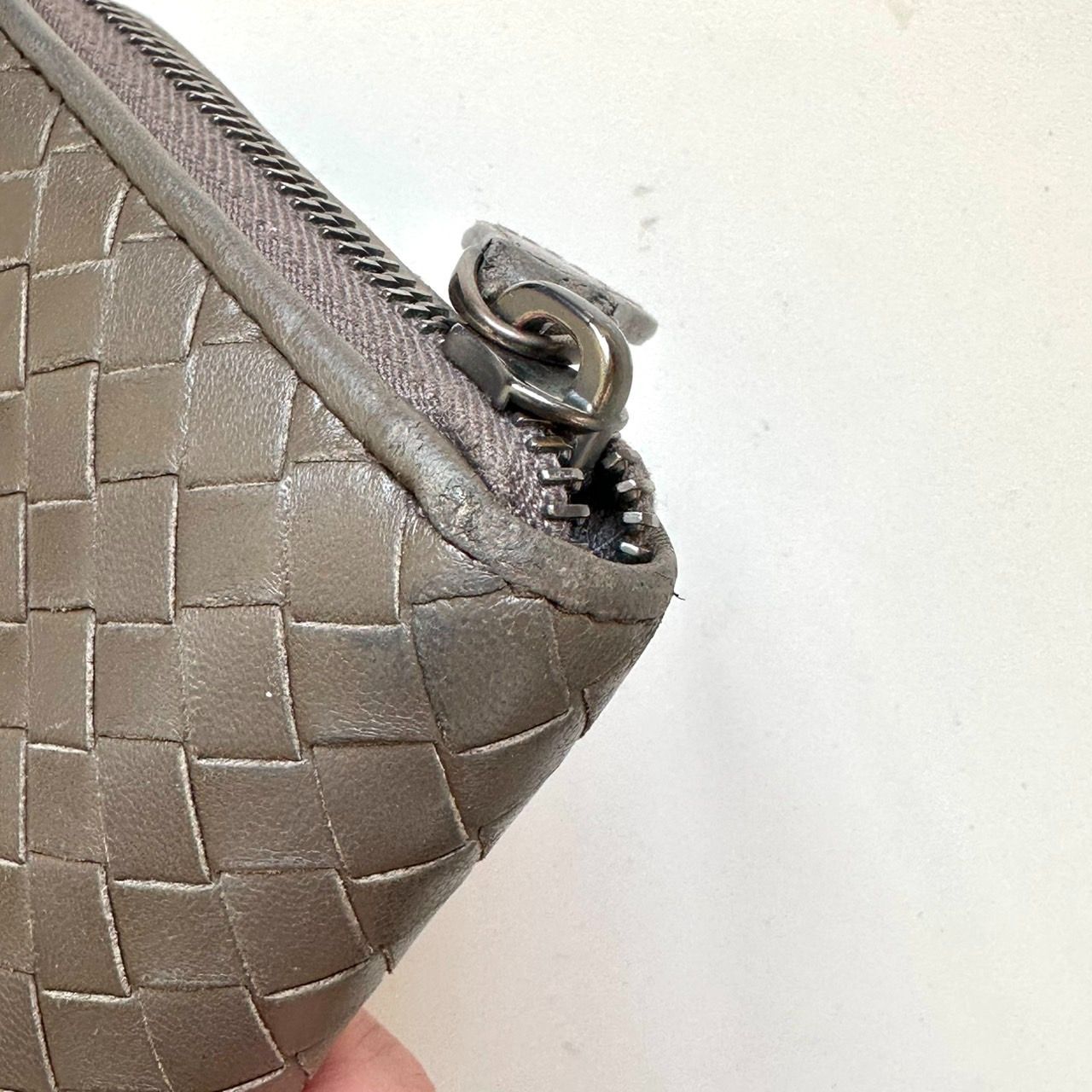 ボッテガヴェネタ BOTTEGA VENETA 長財布 イントレチャート グレージュ
