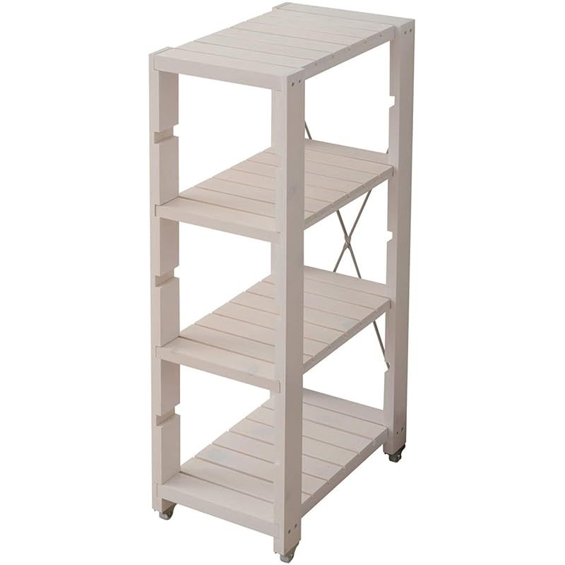 山善(YAMAZEN) すきま収納 キッチンラック(幅25 奥行40 高さ85) SSR-2548C 0