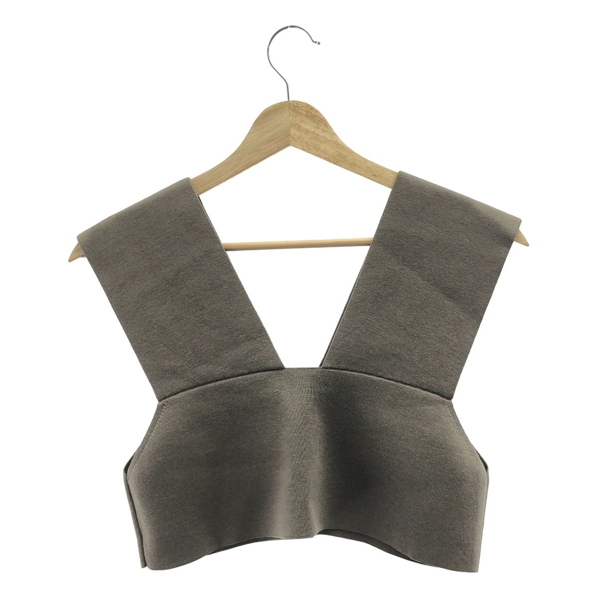 HYKE / ハイク | Sweater Top ニット ビスチェ | F | グレージュ | レディース HYKE / ハイク | Sweater Top ニット ビスチェ | F | グレージュ