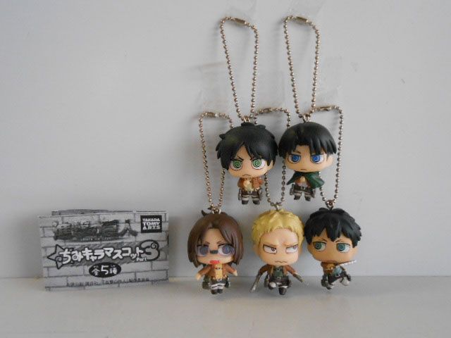 ♯Kut01Bz進撃の巨人ちみキャラマスコット3全5種 ♯Kut01Bz進撃の巨人ちみキャラマスコット3全5種 - メルカリ