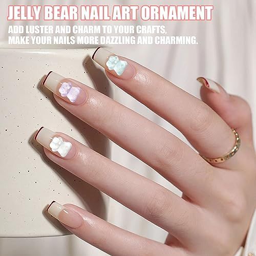 ネイルパーツ クマ 60個セット くま ネイルパーツ 可愛い 3D 立体