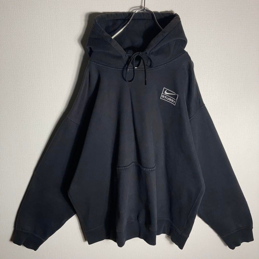 NIKE x STUSSY】 プルオーバー パーカー