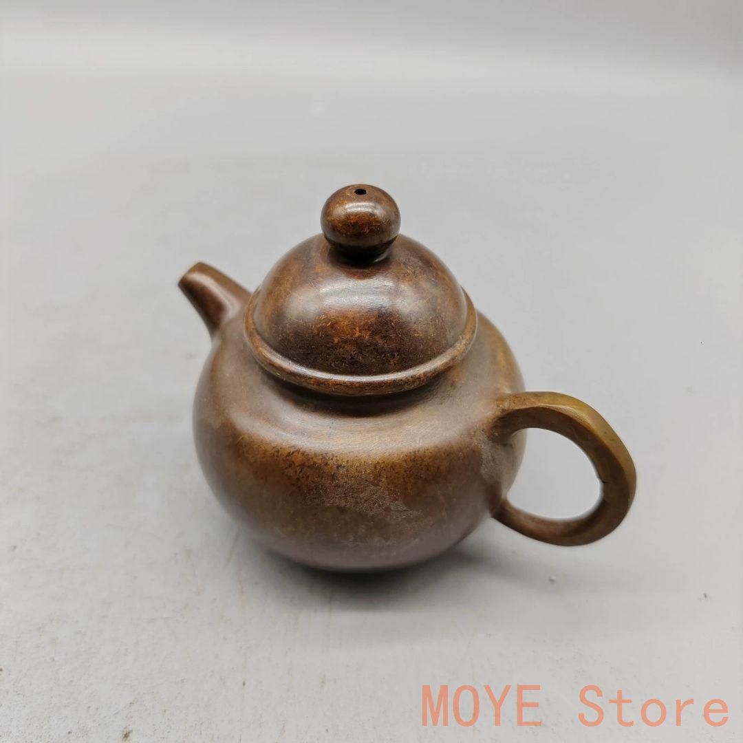 銅器 茶壺 小茶壺 茶道具 煎茶器 工芸品 置物 銅器 茶壺 小茶壺 茶道具 煎茶器 工芸品 置物 - メルカリ