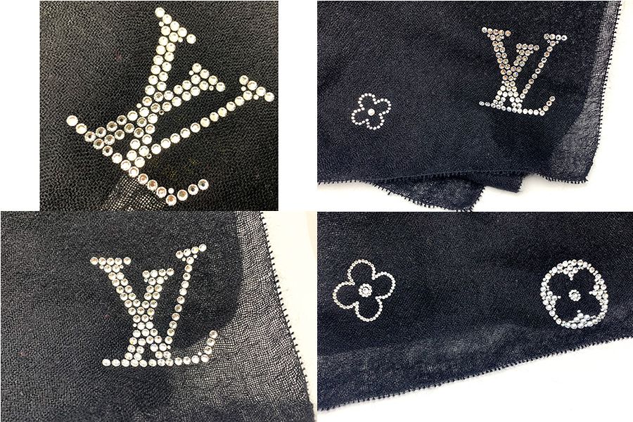 LOUIS VUITTON ルイヴィトン エトール モンテカルロ カシミヤ ブラック LOUIS VUITTON ルイヴィトン エトール モンテカルロ カシミヤ ブラック