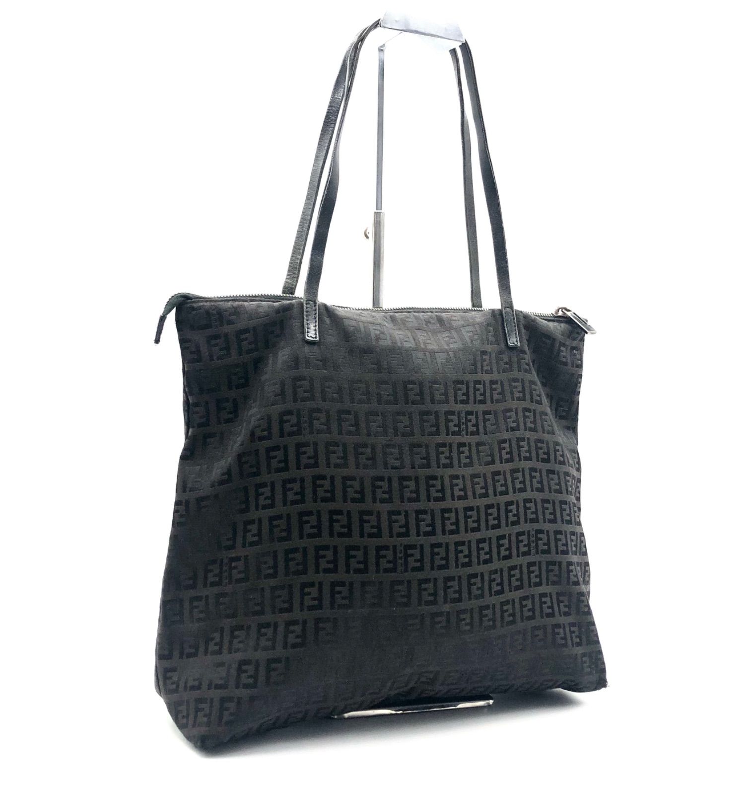 フェンディ FENDI バッグ ズッキーノ ロゴ柄 ブラック フェンディ FENDI バッグ ズッキーノ ロゴ柄 ブラック