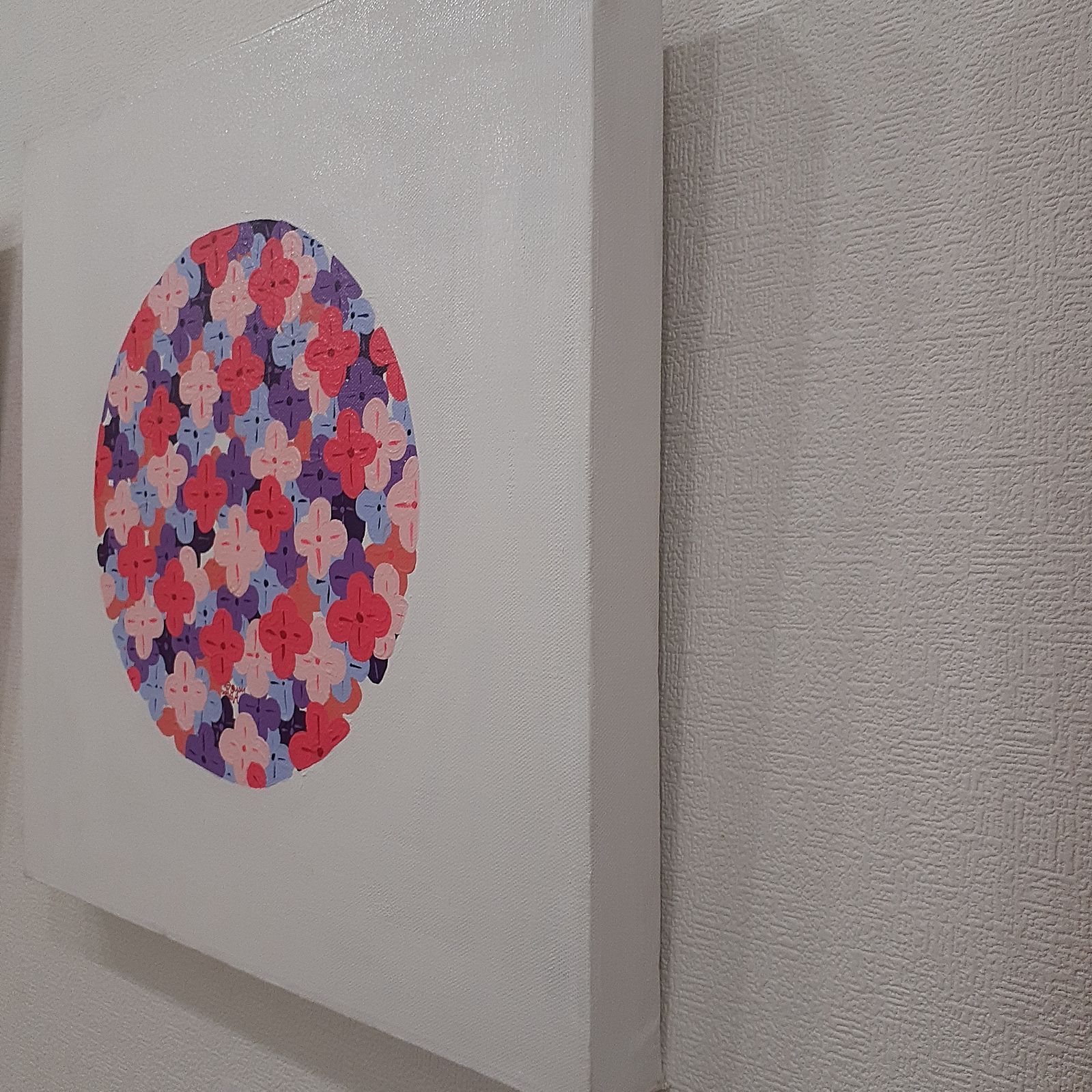 紫陽花 あじさい キャンバス S8号 画家 小楠アキコ作品 S8号 紫陽花